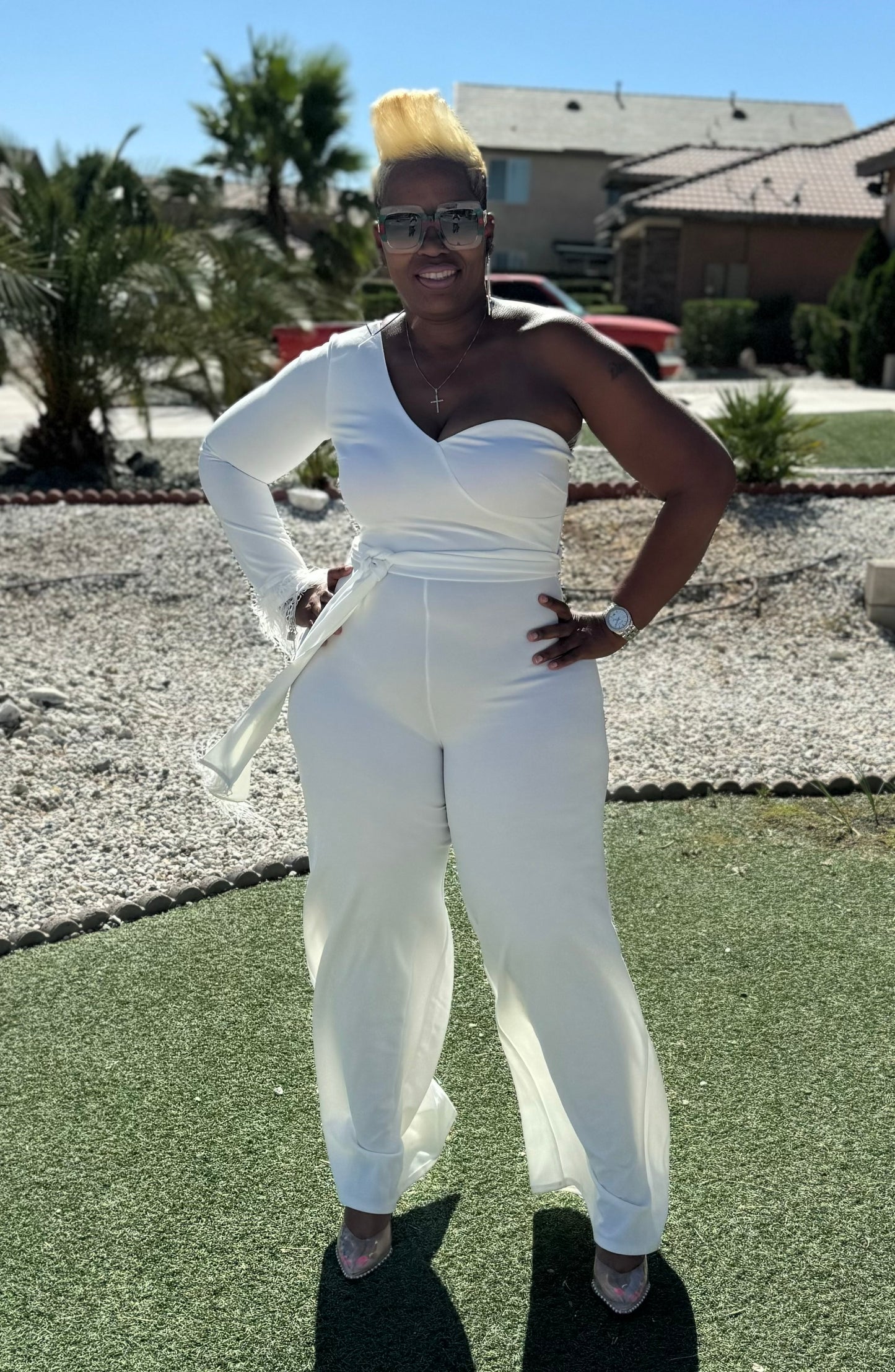 Sexy One Sleeve Jumpsuit