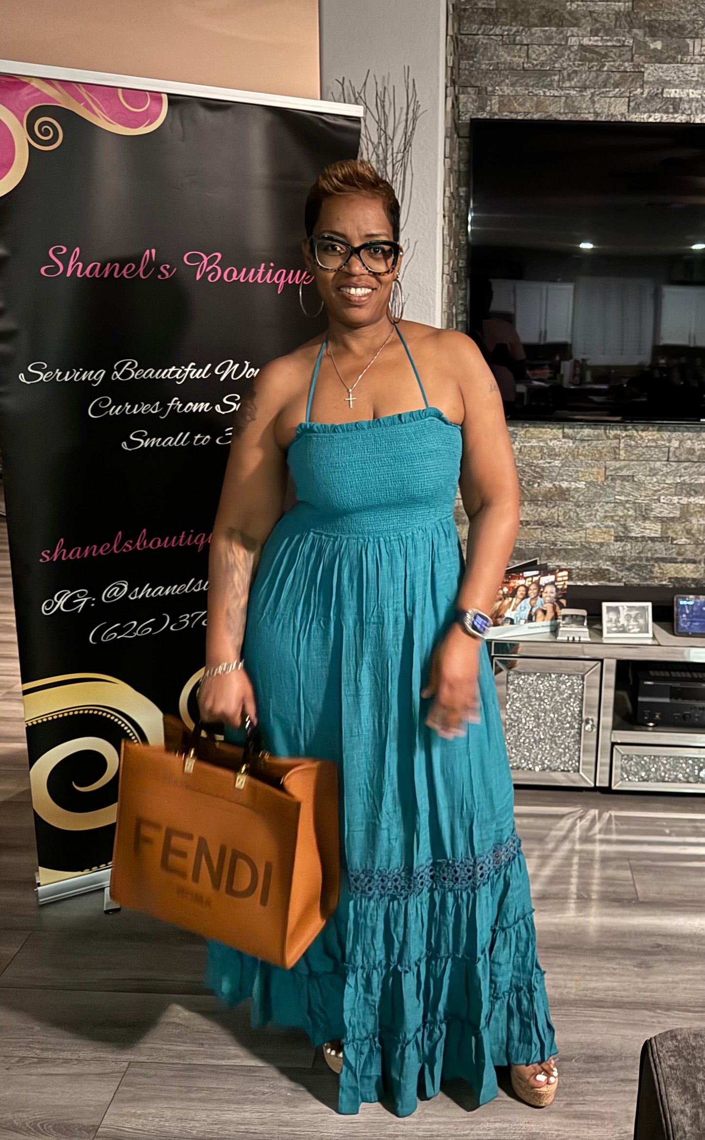Teal Maxi Dress