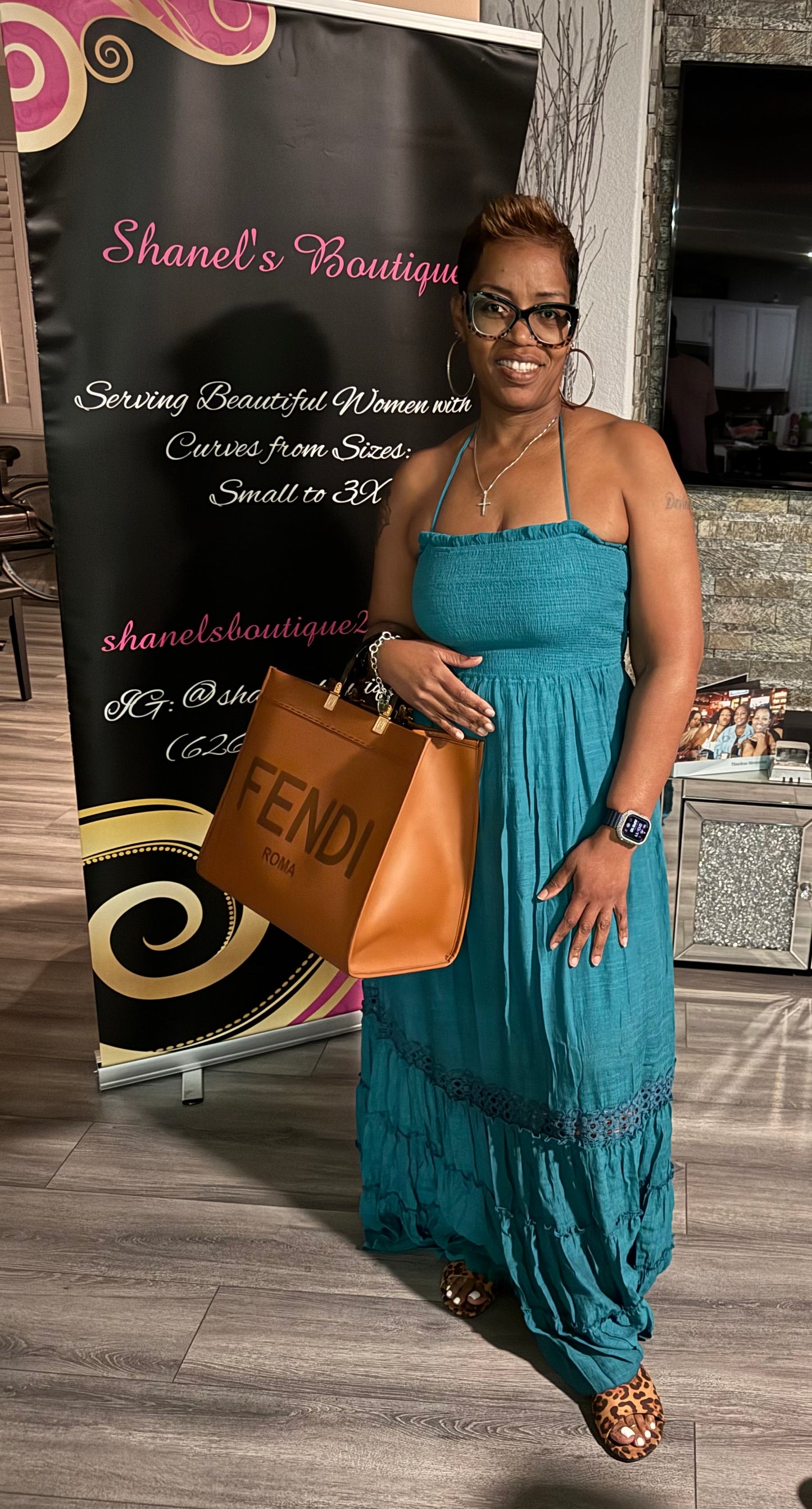 Teal Maxi Dress