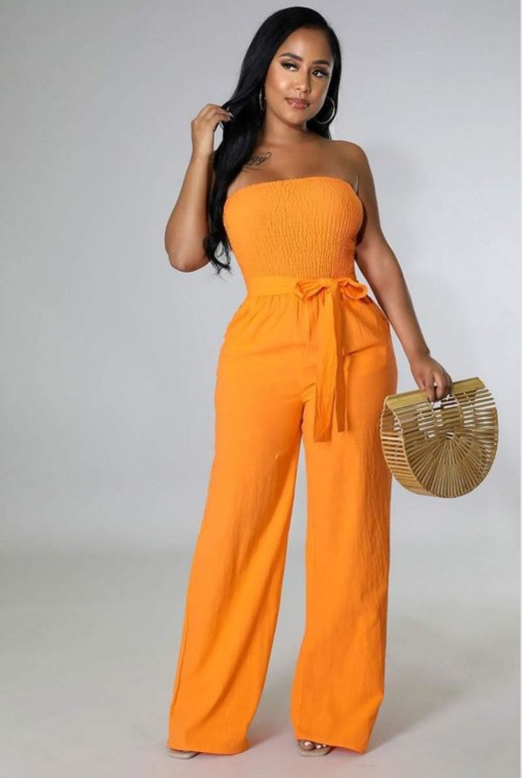 orange jumper dress womens C82-B-MUD10014-Ltmu-a