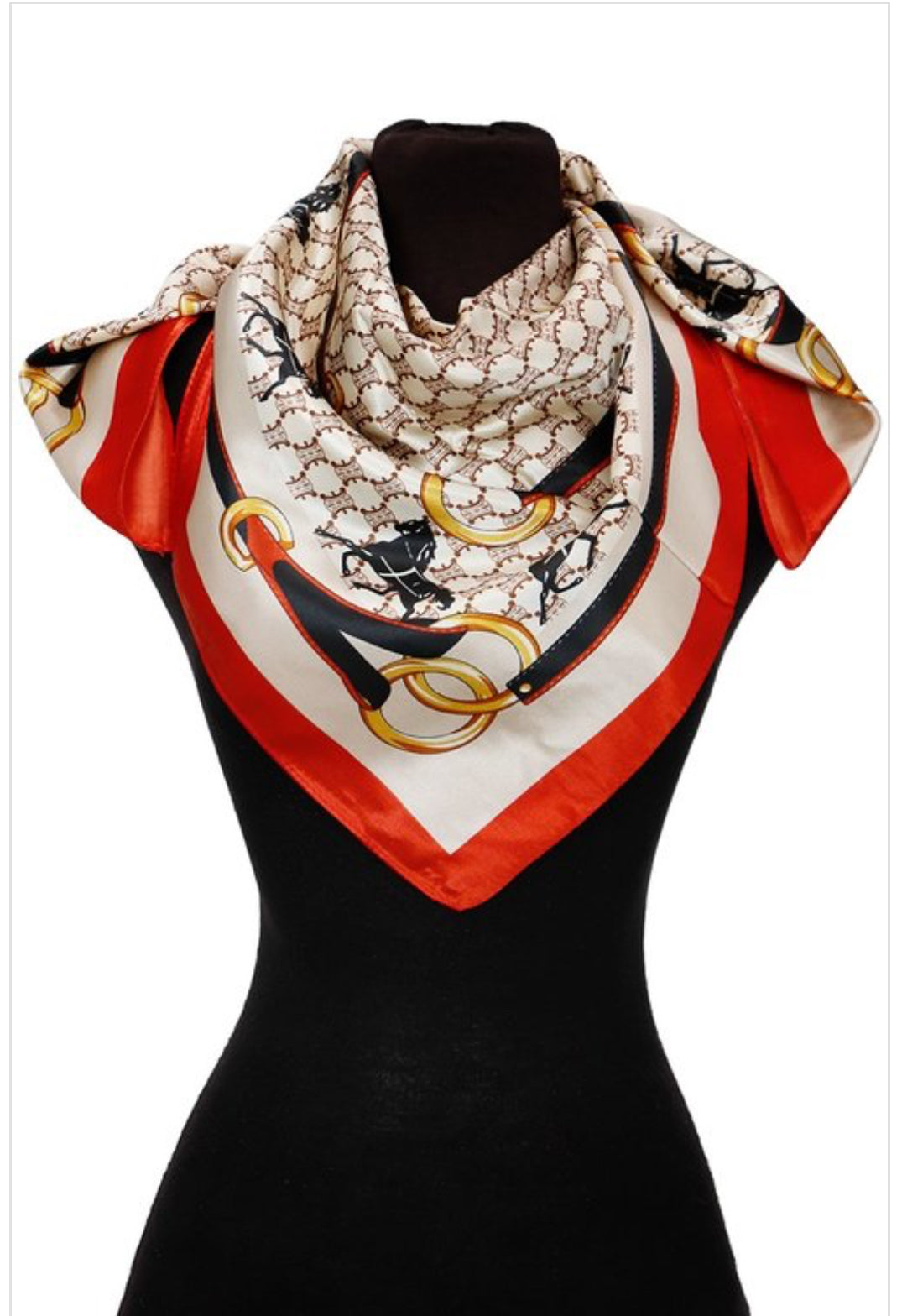 Equestrian Horse Saddle Scarf