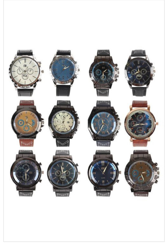 Assorted Men's Casual Boxed Watches