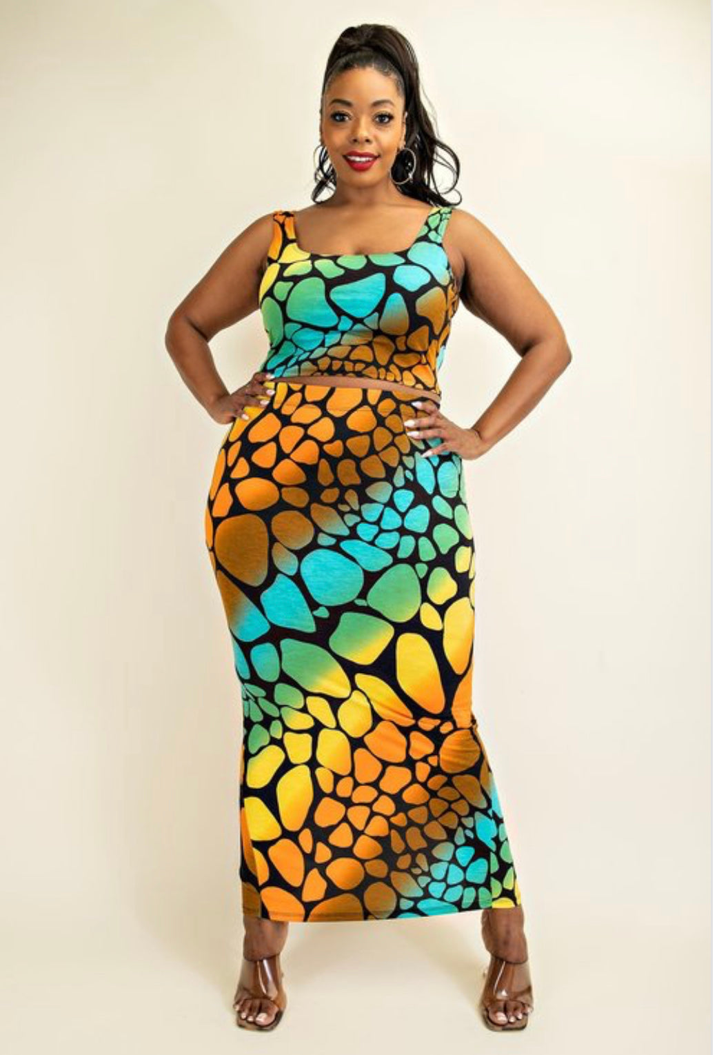 2Pc Mocha Rainbow